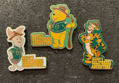 DISNEY Pin Winnie Pooh Disney's California Adventure Set von 3 Pins - Bild 1 von 4