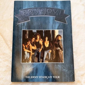 BON JOVI JERSEY SYNDICATE TOUR PROGRAM LARGE COLUR BOOKLET in Stock Japan - Picture 1 of 21