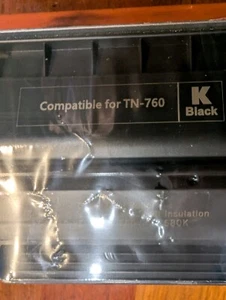 Compatible For Brother TN760 Toner Cartridge High Yield (3000 Pages) Black Toner - Picture 1 of 7