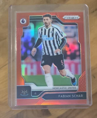 2019-20 Panini Prizm Premier League Fabian Schar Red Prizm #126/149 Newcastle - Image 1 of 2