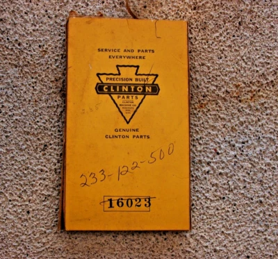 Anillos de pistón Clinton vintage NOS - P# 233-122-500 / 16023 Foto 1 de 2