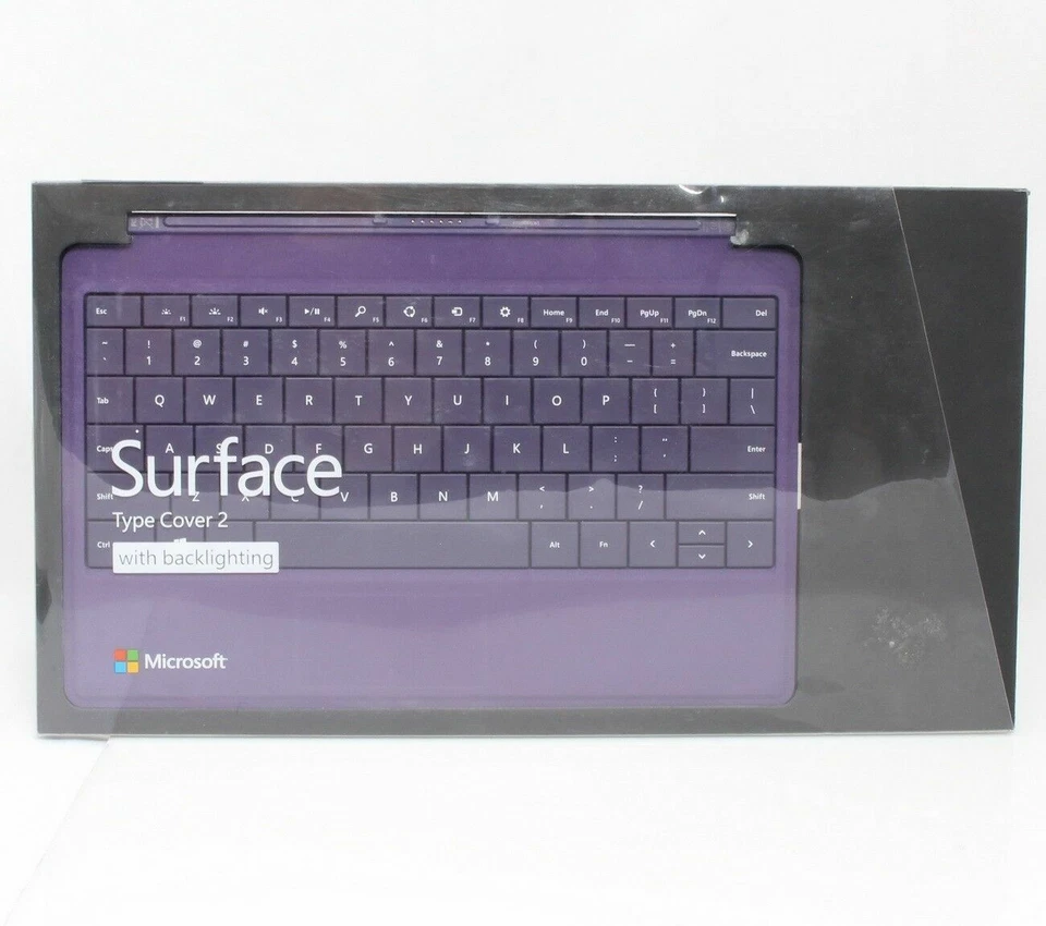 Microsoft Surface RT / 2 / Pro 1 / Pro 2 Type Cover PURPLE Keyboard  (LA042021) - Image 1 of 4