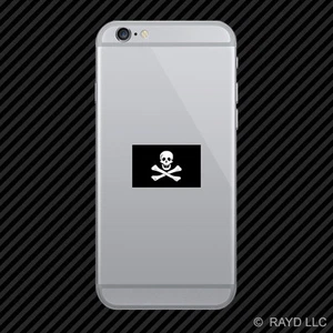 Jolly Roger Edward of England Flag Cell Phone Sticker Mobile Die Cut pirate flag - Picture 1 of 1