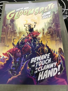 Warhammer Job Lot A3 Art Black Library Poster Gloomspite Night Goblins - Picture 1 of 3