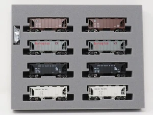 Kato 106-4700 ATSF CB&Q C&O UP ACF Covered Hopper Freight Set N Scale - Picture 1 of 7