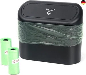 Einesin Mülleimer Auto mit 40 Stück Müllsäcke, Automülleinmer, Mülleimer Klein,  - Bild 1 von 6