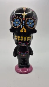 Day of the Dead Bobble Head Black 6" - Picture 1 of 5