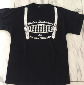 Camicia tradizionale uomo nera taglia S con scritta - cotone vegan - by Johanna - Foto 1 di 2