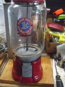 Penny NorthWestern 40 Gumball Bulk Vending Machine Glass Globe RARE - Picture 1 of 16
