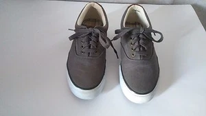 Herren American Eagle grau Canvas Schuhe mit Memory Foam Größe 7 - Bild 1 von 9