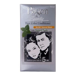 Bigen Speedy Hair Color Conditioner Natural Black With Natural Herbs Men No.881 - Picture 1 of 1