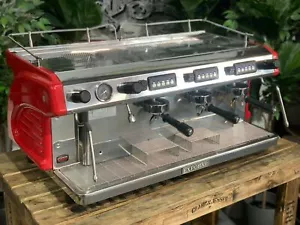 EXPOBAR RUGGERO 3 GROUP RED ESPRESSO COFFEE MACHINE COMMERCIAL CAFE BARISTA - Picture 1 of 12
