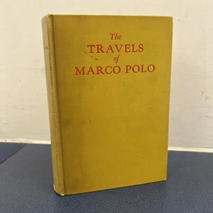 The Travels of Marco Polo Grosset & Dunlap Vintage Yellow Hardcover - Picture 1 of 12