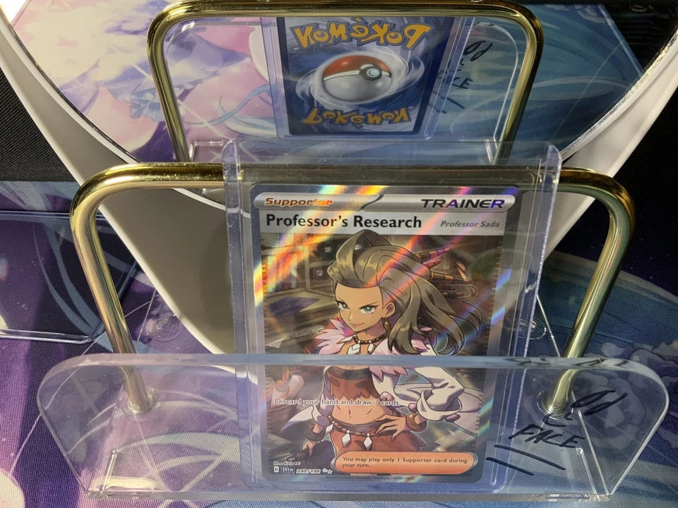 Professor's Research Sada 240/198  Scarlet & Violet Pokemon FULL ART NM/M - Image 1 of 1