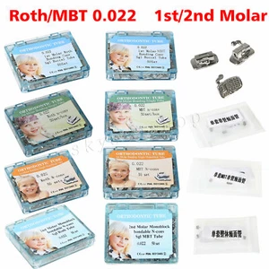 Tubos bucales SKYSEA de ortodoncia dental Sgl 1er segundo tubo molar Roth MBT.022 CN - Imagen 1 de 29
