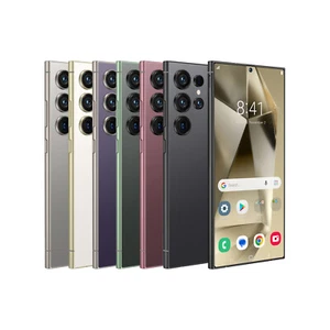 S24 Ultra Unlocked Cell Phones 5G Smart Phone Android 13 Phones 8GB+256GB 6.8in - Picture 1 of 18