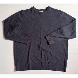 LL Bean Herren XL Tall Lammwolle Anthrazit Grau Langarm Rundhals Pullover L.L. - Bild 1 von 4