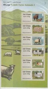 Presentation Pack 2012 Post&Go Stamps P&G6 - Sheep Britisch Farm Animals I - Picture 1 of 1