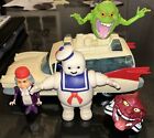 Vintage Kenner Ghostbusters Lot Figures Ghosts Ecto 1 Car Slimer Stay Puft