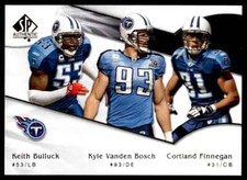 2009 SP Authentic Kyle Vanden Bosch/Cortland Finnegan/Keith Bulluck R79