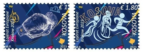 Kosovo Stamps 2023. European Games - Krakow, Poland. Sport. Set MNH Cover