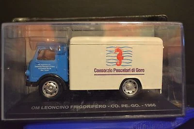 OM Leoncino Frigorifero Co-Pe-Go 1966 vehículo fundido a presión escala 1/43 Foto 1 de 4