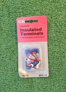 GB Assorted Insulated Electrical Wire Terminals Crimp Connectors 8pc Kit - Picture 1 of 1