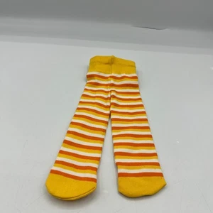 Costume divertente spettrale bambola AMERICAN GIRL mais caramella giallo arancione collant solo - Foto 1 di 5