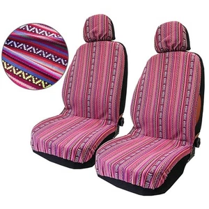 Funda de asiento de coche rosa hippie boho 4 piezas lindos accesorios occidentales para mujeres niñas... - Imagen 1 de 9