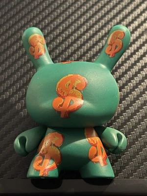 Kidrobot x Andy Warhol Dunny Mini Series 2 Dollar Sign (3/24) Vinyl Figure  Open - Image 1 of 3
