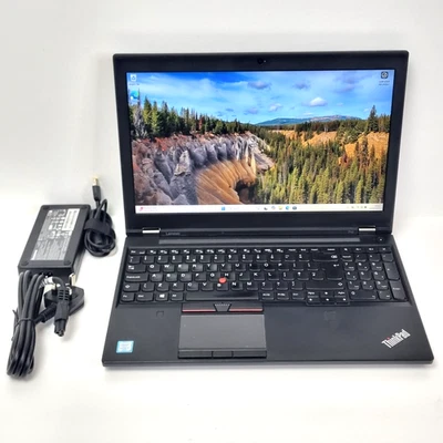 Lenovo ThinkPad P50 CAD Gaming Laptop, i7 16GB RAM 256GB Quadro M1000 Windows 11 - Image 1 of 4