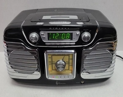 Emerson RET66BK Retro 1950'S Style  Radio, CD Player, Alarm Clock New Open Box - Image 1 of 4