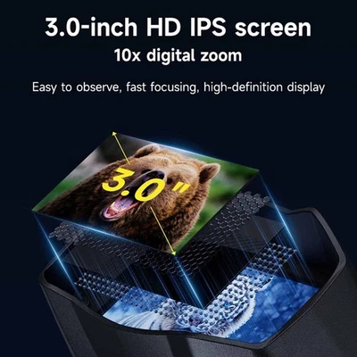 4K For Night Vision Binoculars Zoom Lightweight for Outdoor Adventures - Image 1 of 4