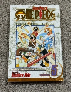 ONE PIECE #5 Whom Bell Suona Eiichiro Oda 1a stampa ottobre 2004 GOLD FOIL manga - Foto 1 di 5