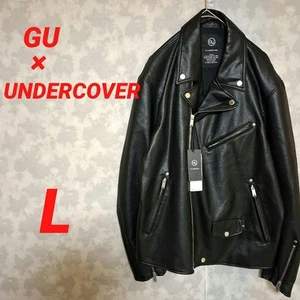 UNDERCOVER JUN TAKAHASHI GU faux leather jacket SIZE L New 2021 Rare - Picture 1 of 16