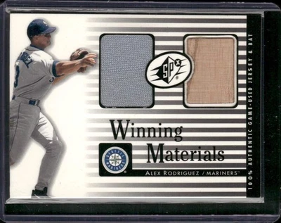 2000 SPx #WM-ARa Alex Rodriguez Winning Materials Bat / Jersey - Image 1 of 2