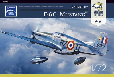 ARMA HOBBY F-6C MUSTANG – MODELLO IN PLASTICA DA COSTRUIRE – 70040- SCALA 1:72 - Immagine 1 di 4