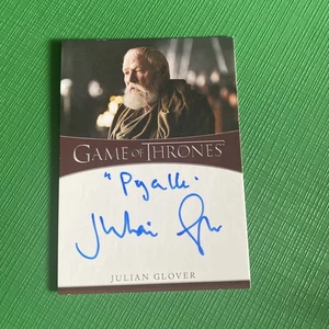 Game Thrones Iron Anniversary Autograph Julian Glover Pycelle Inscription Auto - Picture 1 of 2