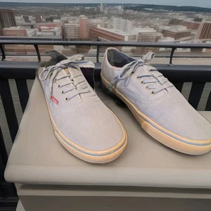 NEW Levi's Monterey CT Men's SZ 11 Canvas Deck/Skate Shoes Grey Flat Sole SBS909 - Picture 1 of 13