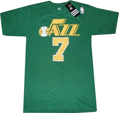 Pete Maravich New Orleans Jazz Throwback Adidas Green Shirt Net New tags - Image 1 of 3