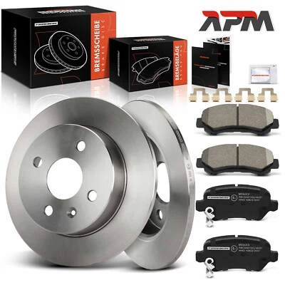 Bremsscheiben Bremsbeläge Hinten 240mm für Opel Astra G CC Astra H GTC Meriva