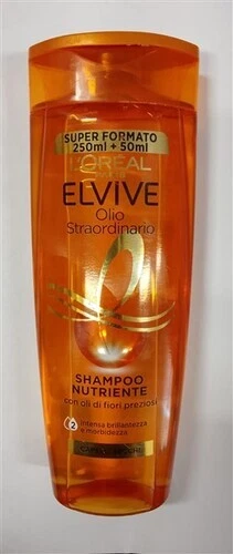L'Oreal Paris Shampoo Elvive außergewöhnliches Öl - trockenes Haar - 250+50m,