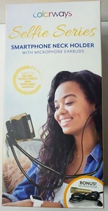 Colorways Smartphone Selfie Nackenhalter mit Bonus Mikrofon & Ohrhörern  - Bild 1 von 3
