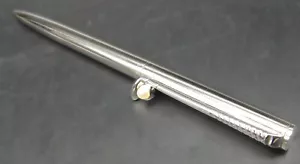 Mikimoto White Pearl Golf Club Design Ballpoint Silver Twist Elegant Pen P019 - Picture 1 of 5