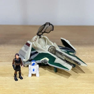 Star Wars Micro Galaxy Squadron Anakin Skywalker's Jedi Sith Interceptor Green - Picture 1 of 7