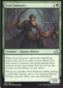 FOUL EMISSARY 158/205 ELDRITCH MOON MTG MAGIC NM - Picture 1 of 1