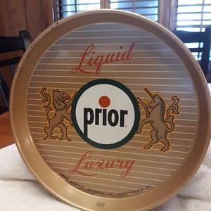 Vintage PRIOR BIERTABLETT, LIQUID LUXURY, 50er Jahre, Adam Scheidt Brewing Co. PA - Bild 1 von 5