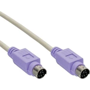 PS/2 Kabel, InLine, St/St 2m PC 99 Farbe Violett - Bild 1 von 2