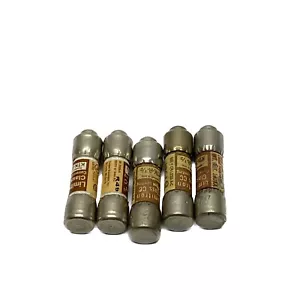 (5) NOS Bussmann 1/2A 6000V Class CC Dual Element Time Delay Fuse KTK-R-1/2 - Picture 1 of 4