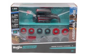 Maisto FORD MODEL A 1929 HOT ROD BLACK KIT 1:24 - Imagen 1 de 1